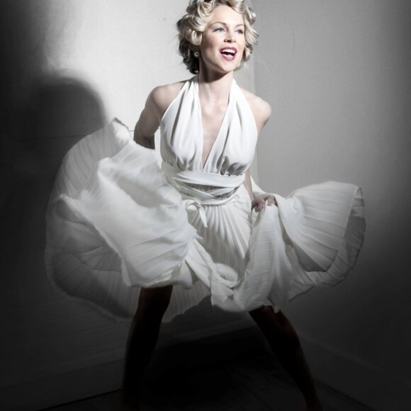 Donna Ricco Y2K VTG Silk Chiffon Maxi Halter Dress Flowy Fairy Romantic Size 16 - Picture 16 of 16